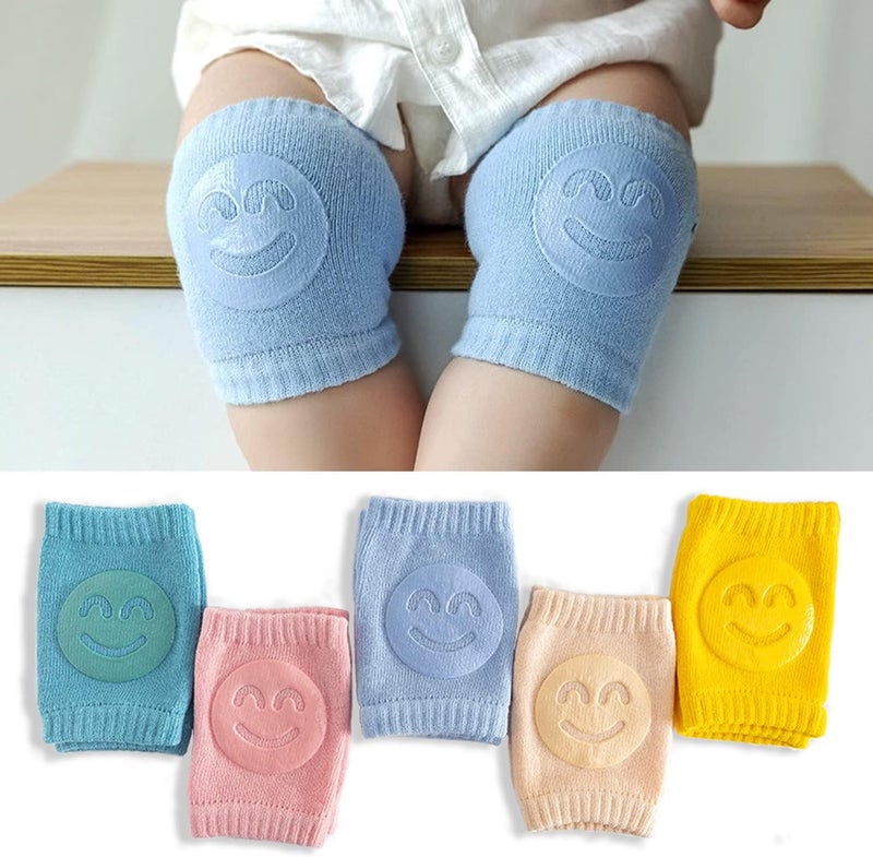 TFTSR Baby Knee Pads for Crawling (5 Pairs), Walking Protector Knee Pads For babies Toddler Kids Girls Boys 1-3 - Image 3